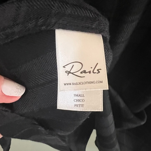 Rails women's long sleeve plaid flannel size small EuC - Picture 5 of 6